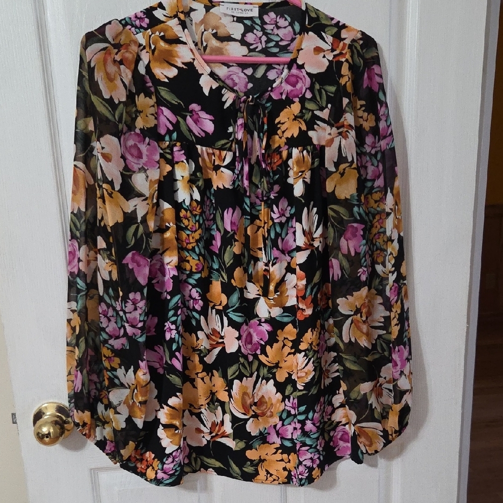 Floral Women's Top - Multicolor